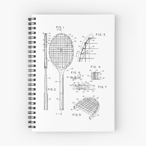 Item preview, The Tennis Racket Patent Light 1 designed and sold by OutofFocusShop.
