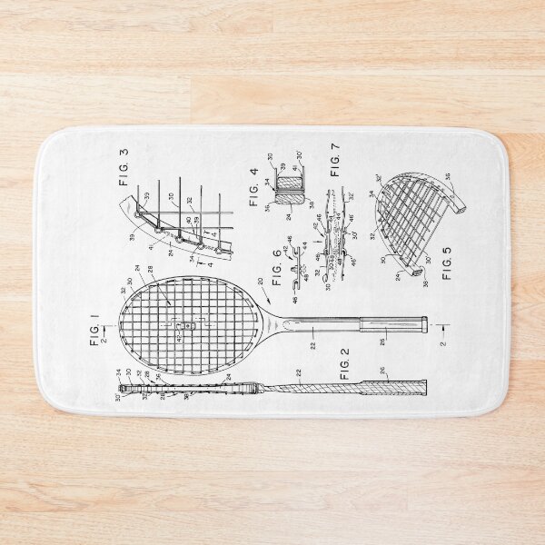 Item preview, The Tennis Racket Patent Light 1 designed and sold by OutofFocusShop.