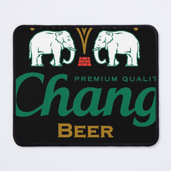 Item preview, Thailand Chang beer bottle label เบียร์ ช้าง Essential T-Shirt designed and sold by Rogerebb.