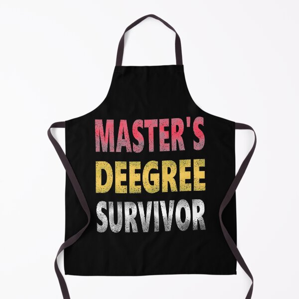 Item preview, Master’s Degree Survivor Funny Tee Shirt Graduation Quote Humor College Grad - Colour designed and sold by ShumShumShop.
