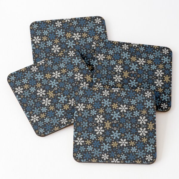 Item preview, Dark Winter Five Arm Snowflake Pattern Design designed and sold by Peter Stawicki.