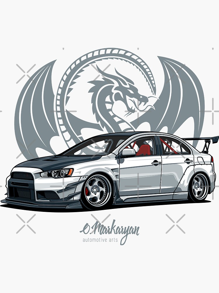 Mitsubishi, Racing, Sport, Vinyl Decal,Sticker for Car,Laptops and more