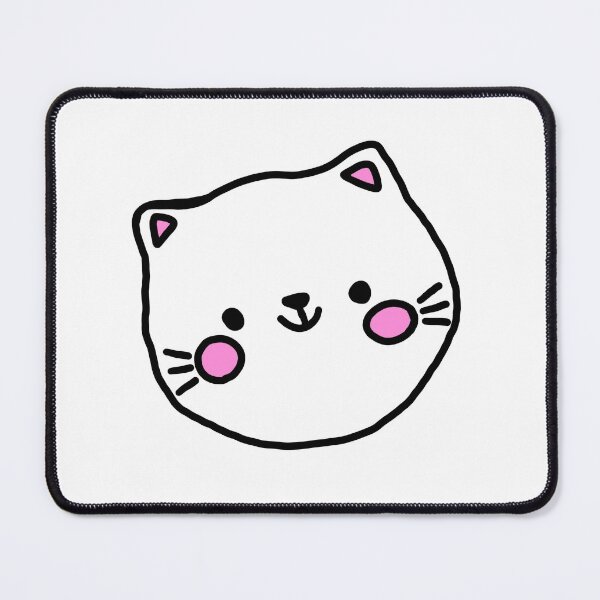 Item preview, little kitty with rosy cheeks designed and sold by maggiesmeeth.