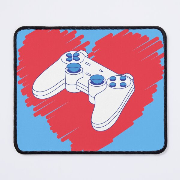 Item preview, Gamer Heart controller- follow your Heart for video games lover designed and sold by BronikowskiART.