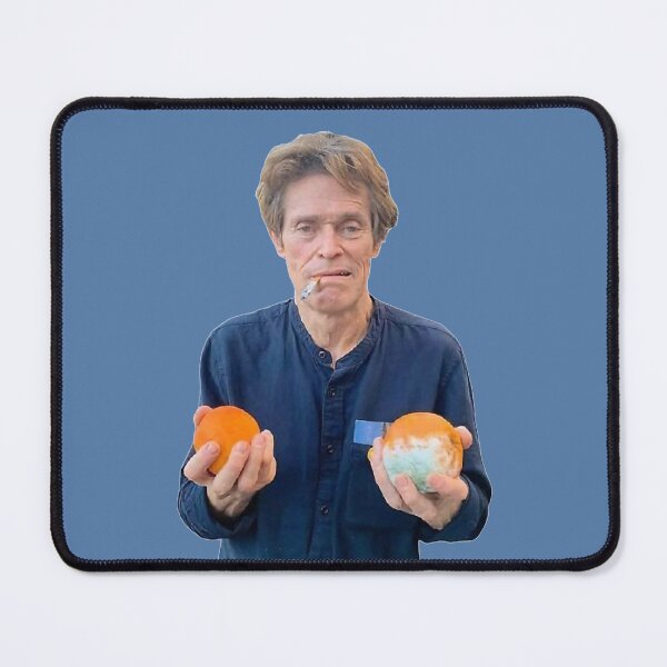 Item preview, willem dafoe holding 2 moldy oranges designed and sold by PigSucculent.