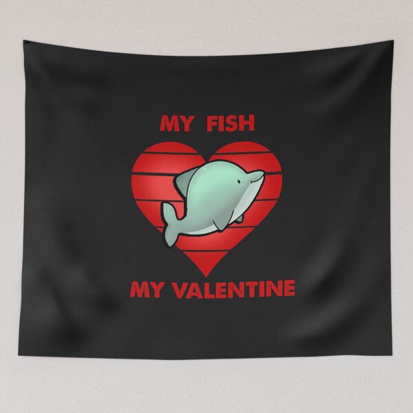 Item preview, My fish is my valentine , best gift valentine's day designed and sold by MGHdesign.
