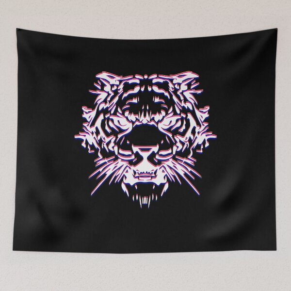 Item preview, Art Tiger Face Line Draw Year of the Tiger Chinese New Year designed and sold by Dressed For  Duty.