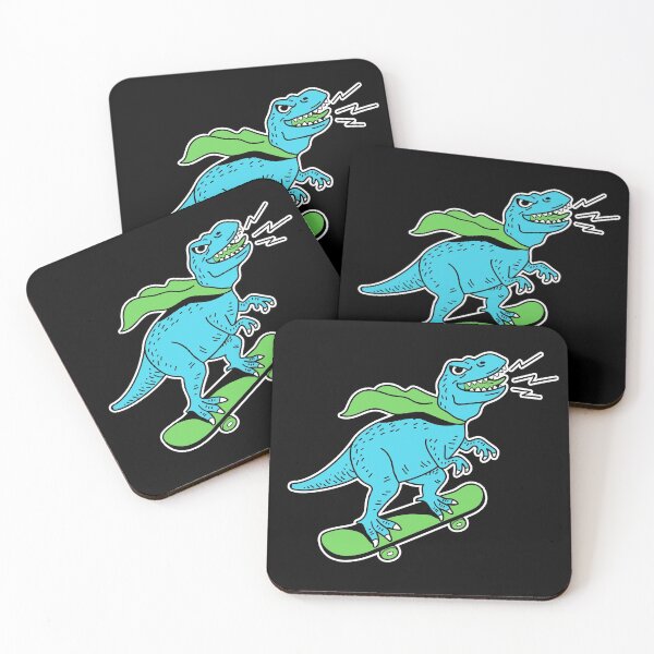 Item preview, Dino on skateboard. Cute Funny Trex. designed and sold by PrintNJoy.