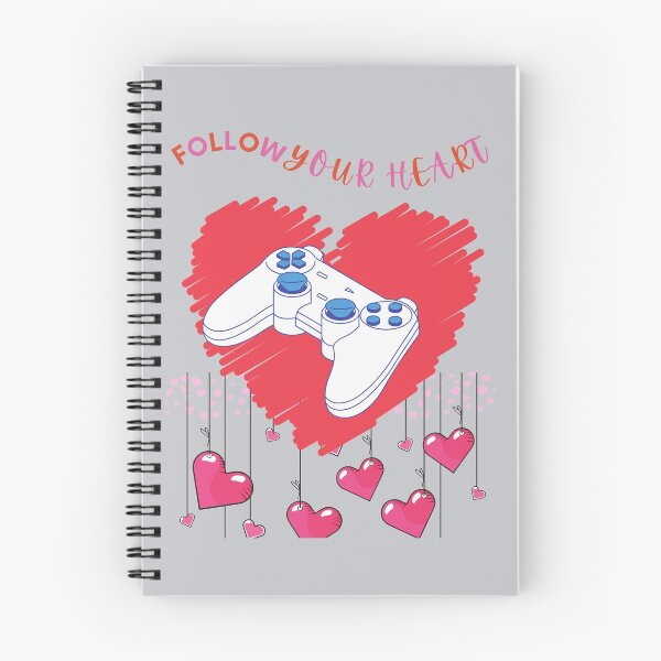 Item preview,  Gamer Heart controller- follow your Heart for video games lover designed and sold by BronikowskiART.