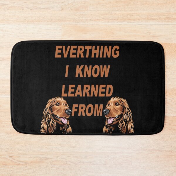 Item preview,  Everything I know learned from typography funny saying design. designed and sold by SamRVstore.