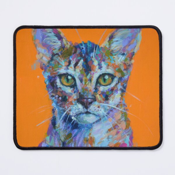 Item preview, Autocrat the 2nd - expressive cat painting designed and sold by Cat Leonard.