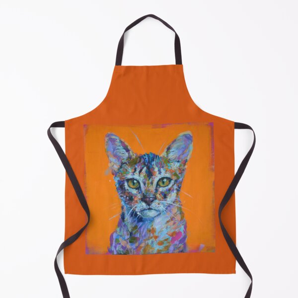 Item preview, Autocrat the 2nd - expressive cat painting designed and sold by Cat Leonard.