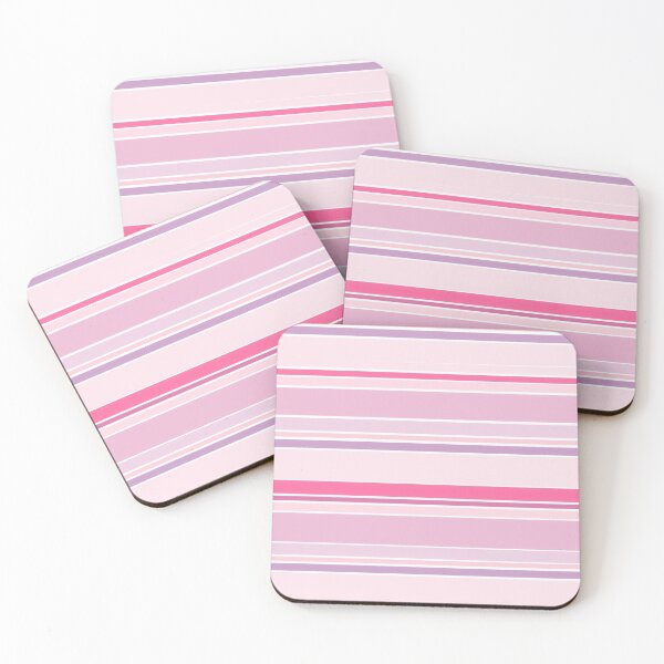 Item preview, Pinks and purples thin and wide stripes designed and sold by zanydoodles.
