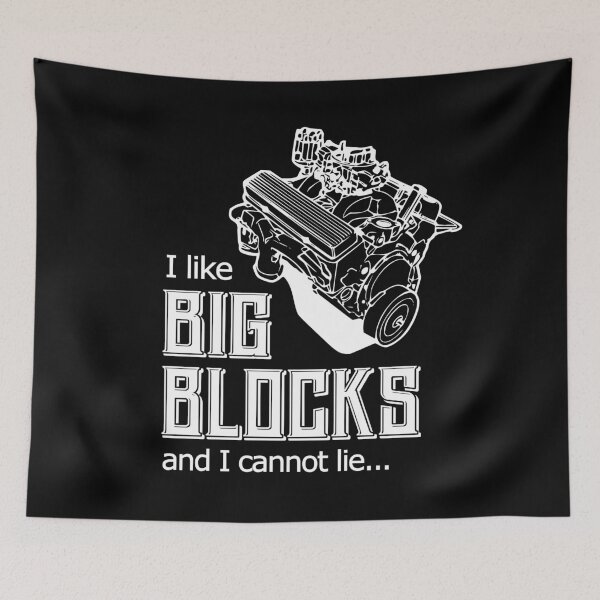 Item preview, Funny Drag Racing I Like Big Blocks Car Mechanic Auto designed and sold by pixeljamz.