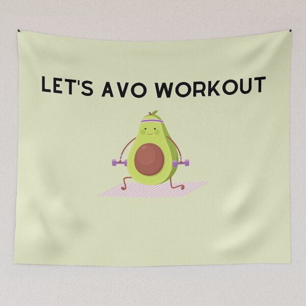 Item preview, Let's Avo Workout - Dumb Bell Lunges designed and sold by rgsblo.