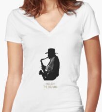 The Big Man Women's Fitted V-Neck T-Shirt