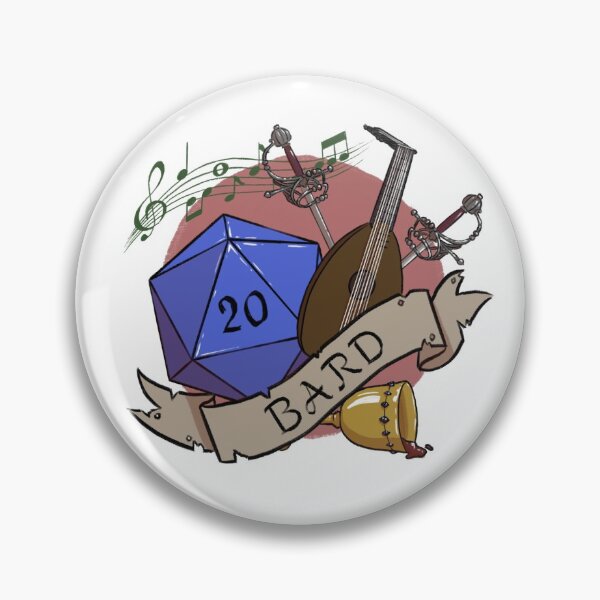 Item preview, Bard Sticker: Valor designed and sold by Aidan HJ.
