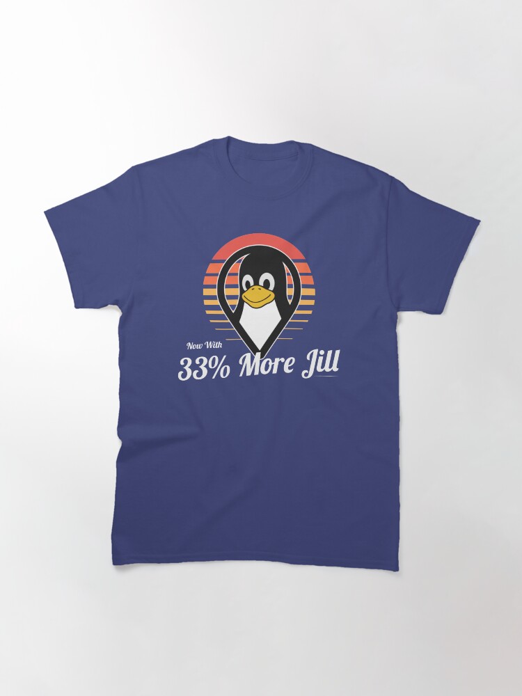 Alternate view of Destination Linux with 33% More Jill Classic T-Shirt