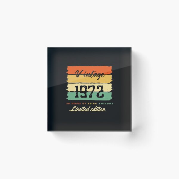 Item preview, Made In 1972 Limited Edition 50 Years Of Being Awesome designed and sold by dzairshirts.