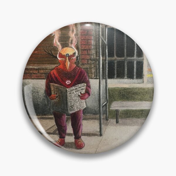 Item preview, Demon at a Bus Stop designed and sold by Wak3UpUrDreamin.