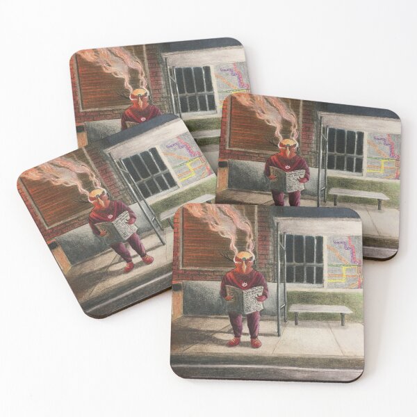 Item preview, Demon at a Bus Stop designed and sold by Wak3UpUrDreamin.