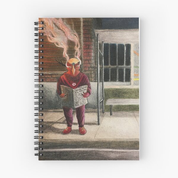 Item preview, Demon at a Bus Stop designed and sold by Wak3UpUrDreamin.