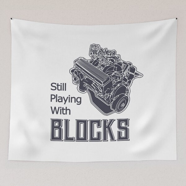 Item preview, Still Play With Blocks Funny Drag Racing Auto Mechanic Car designed and sold by pixeljamz.