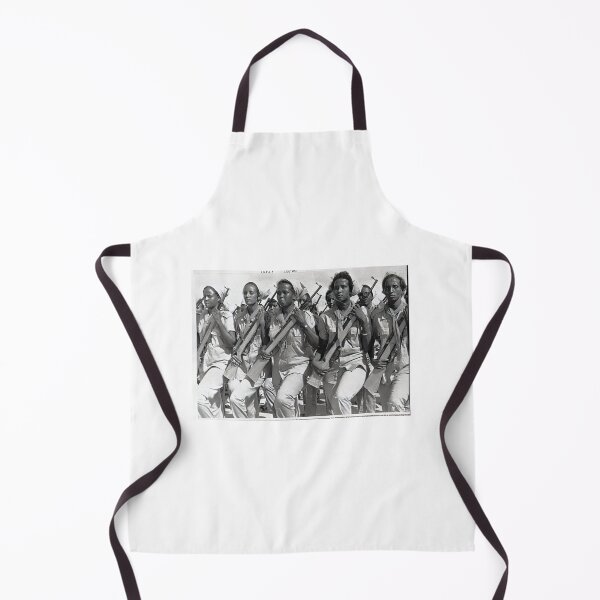 Item preview, It is 7/26/1977 trained Somali Women carrying wooden rifles designed and sold by VintageSomalia.