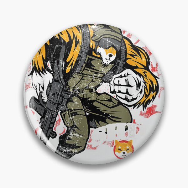 Item preview, SHIB ARMY Shiba Inu Soldier Crypto T-Shirt designed and sold by BrocknerCallan.