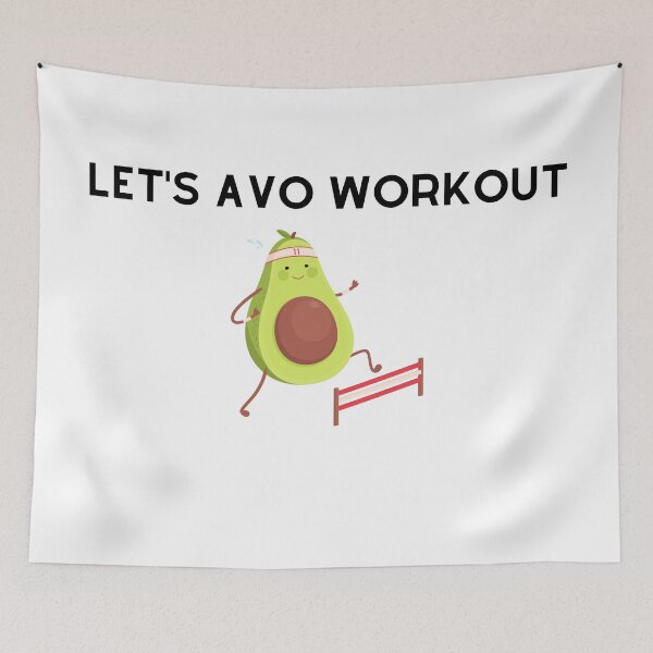 Item preview, Let's Avo Workout - Hurdles designed and sold by rgsblo.
