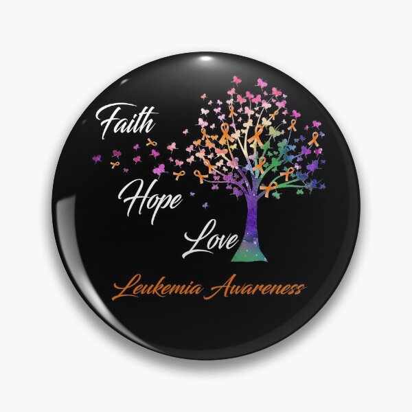 Item preview, Ribbon Tree Faith Hope Love Leukemia Awareness designed and sold by Tadmab.