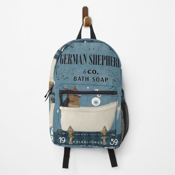 Item preview, German shepherd bath soap blue wash your paws dog lover designed and sold by SimonsonNuala.