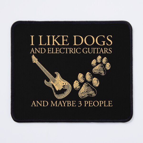 Item preview, I like dogs and Electric Guitars designed and sold by VickyCloset.