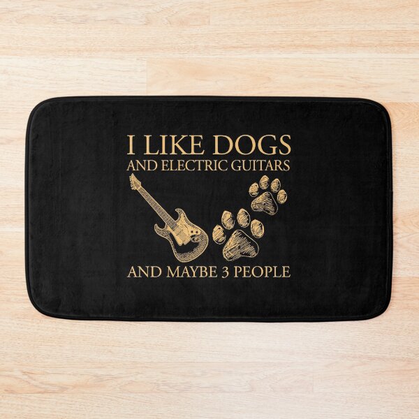 Item preview, I like dogs and Electric Guitars designed and sold by VickyCloset.