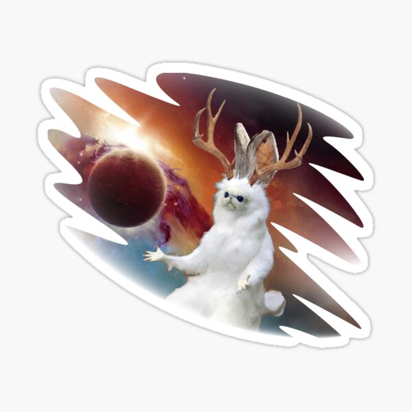 Cosmic Jackalope Sticker