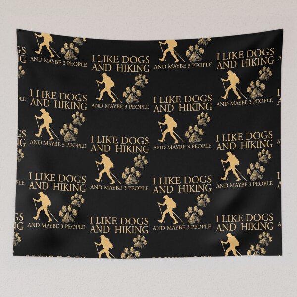 Item preview, I like dogs and Hiking designed and sold by VickyCloset.
