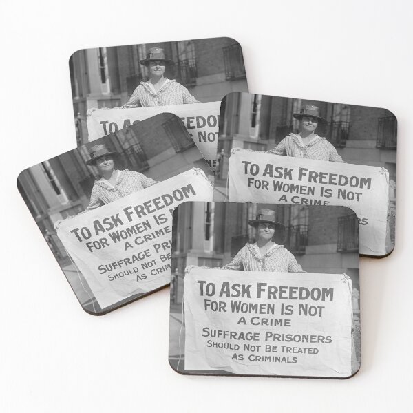Item preview, To Ask Freedom For Women Is Not A Crime - Suffrage Protest 1917 designed and sold by warishellstore.