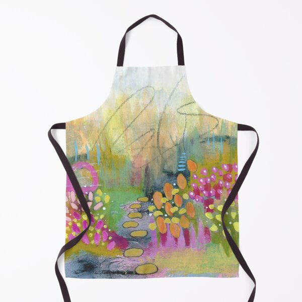 Item preview, A Bright Future 1, Abstract Landscape Art Flower Garden Painting designed and sold by Itaya Art.