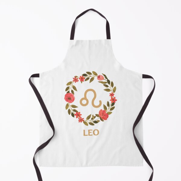 Item preview, Leo Symbol with Floral Wreath designed and sold by Hellofriendco.