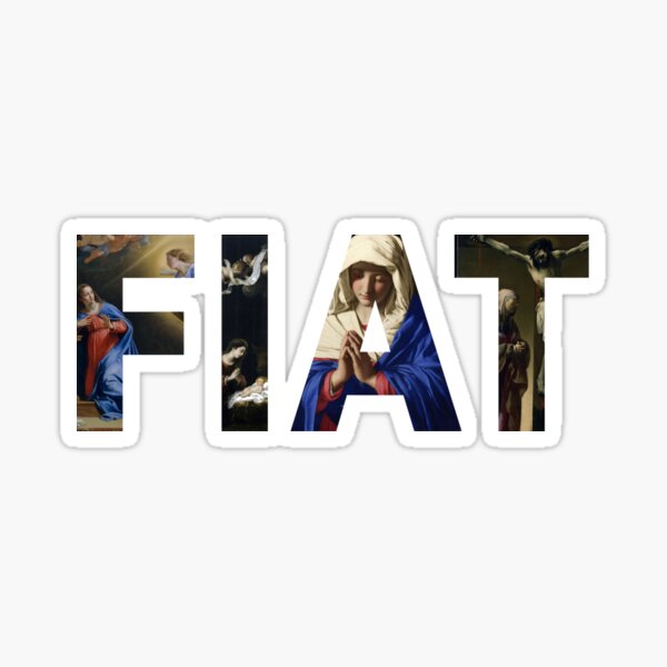 Item preview, Fiat Catholic Artwork designed and sold by opptop.