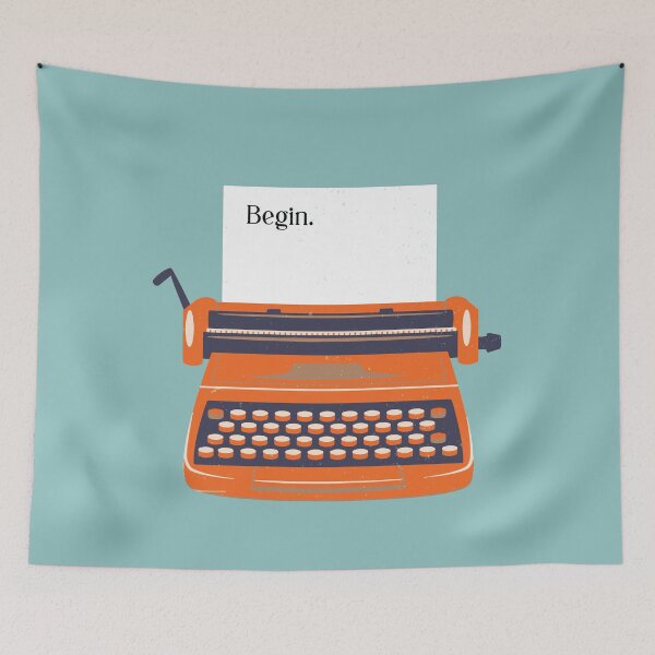 Item preview, Begin Vintage Typewriter designed and sold by SharksOnShore.