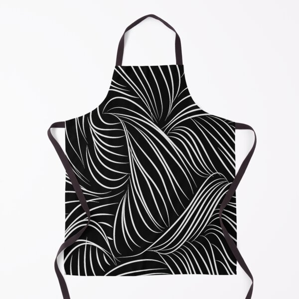 Item preview, Black and White Wavy Pattern designed and sold by Jennifer Adair.