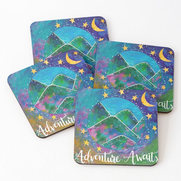 Item preview, Adventure Awaits Mountain Art designed and sold by bethanyjoyart.
