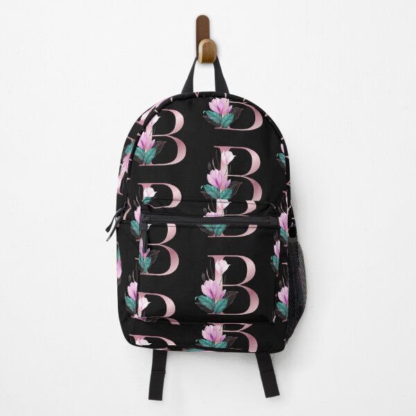Item preview, Pink Floral Letter B With Abstract Tropical Flowers and Leaves. Flower Letter B designed and sold by silviaol.