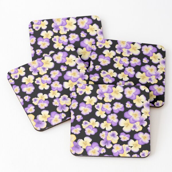 Item preview, purple yellow pansy designed and sold by wsdsn.