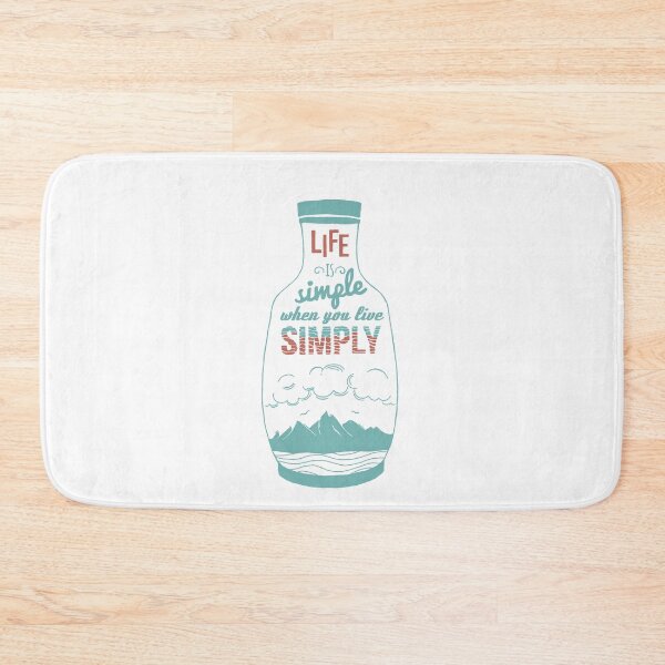 Item preview, Live simply - Life is simple designed and sold by SaraDarwish.