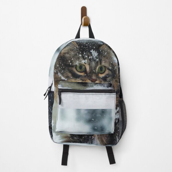 Item preview, Siberian Forest kitten in the snow designed and sold by KDartisticeye.