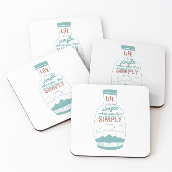 Item preview, Live simply - Life is simple designed and sold by SaraDarwish.
