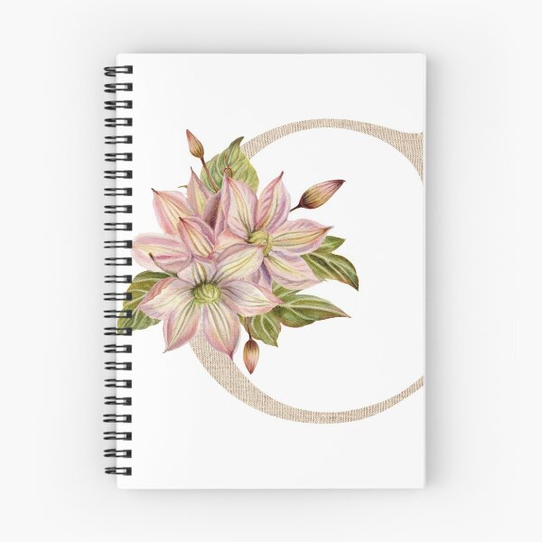 Item preview, Vintage Beige Letter C With Abstract Flowers and Leaves. Floral Letter C designed and sold by silviaol.