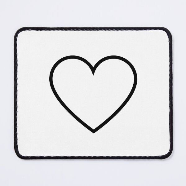 Item preview, simple black heart | designed and sold by mochipath.
